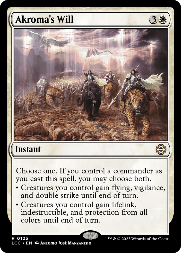 Image of Akroma's Will [The Lost Caverns of Ixalan Commander]