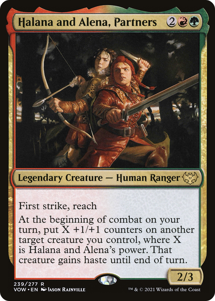 Image of Halana and Alena, Partners [Innistrad: Crimson Vow]