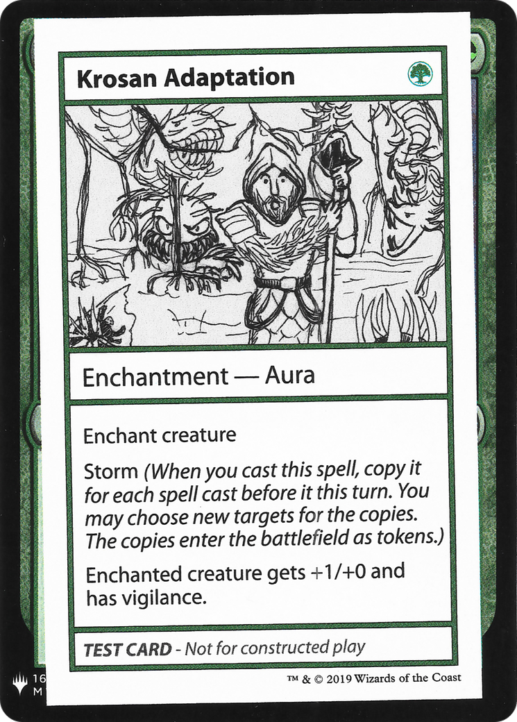 Image of Krosan Adaptation [Mystery Booster Playtest Cards]