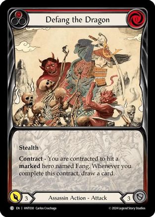 Image of Defang the Dragon [HNT030] (The Hunted)  Rainbow Foil