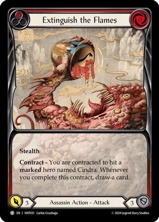 Image of Extinguish the Flames [HNT031] (The Hunted)  Rainbow Foil