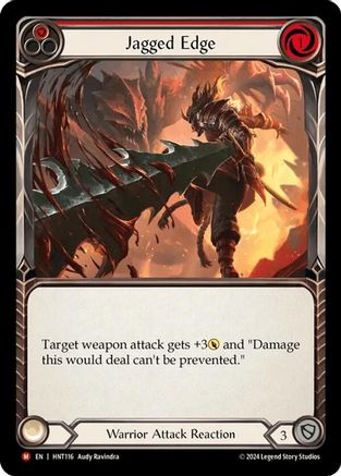 Image of Jagged Edge [HNT116] (The Hunted)  Rainbow Foil