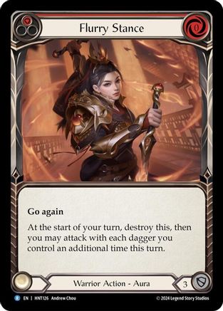Image of Flurry Stance [HNT126] (The Hunted)  Rainbow Foil