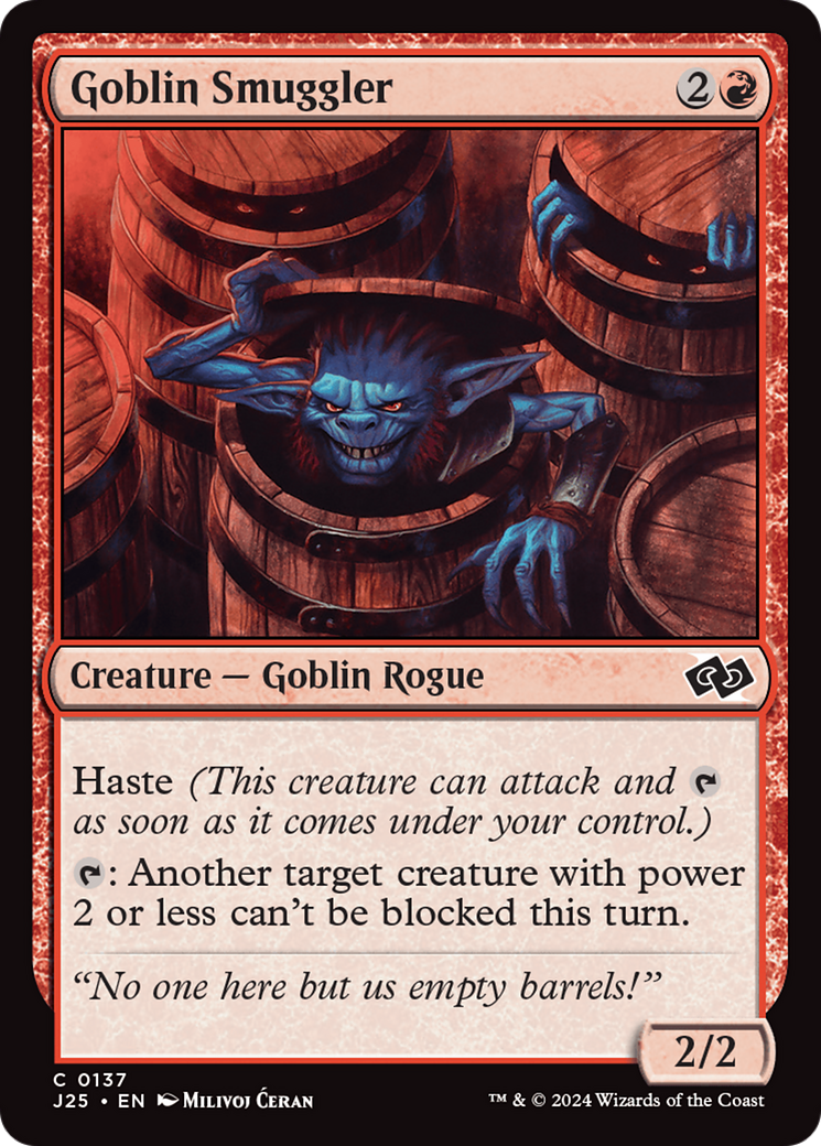 Image of Goblin Smuggler [Foundations Jumpstart]