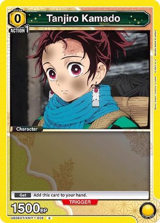 Image of Tanjiro Kamado (005) (UE05ST/KMY-1-005) - UE05ST Demon Slayer Kimetsu no Yaiba Starter Deck