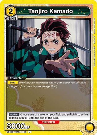 Image of Tanjiro Kamado (102) (UE05ST/KMY-1-102) - UE05ST Demon Slayer Kimetsu no Yaiba Starter Deck