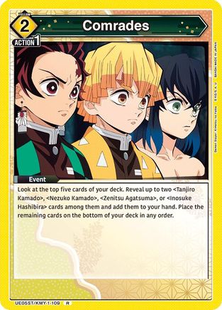 Image of Comrades (UE05ST/KMY-1-109) - UE05ST Demon Slayer Kimetsu no Yaiba Starter Deck