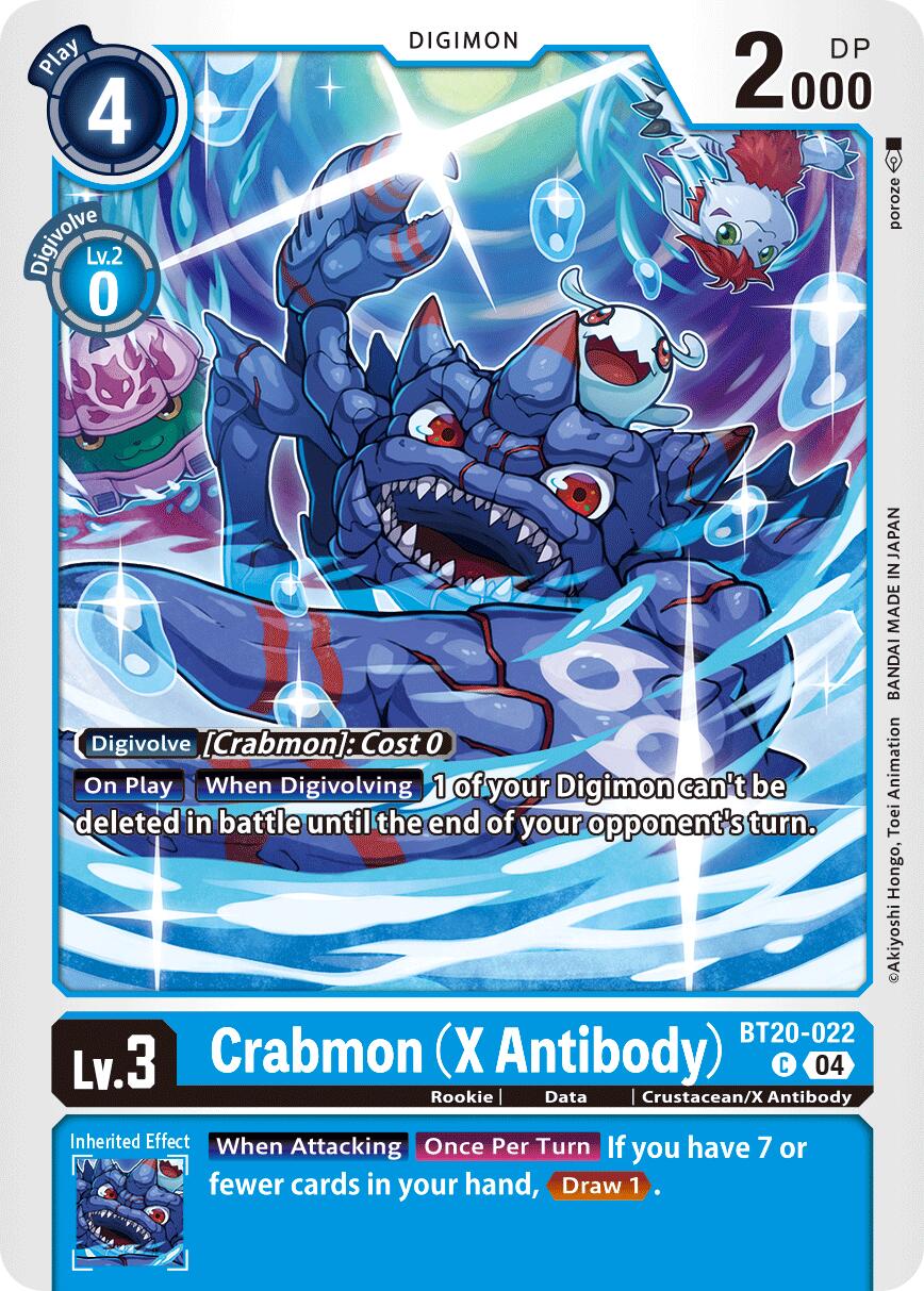 Image of Crabmon [BT20-022] (X Antibody) [Release Special Booster Ver.2.5]