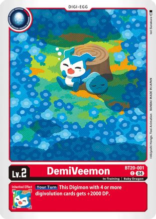 Image of DemiVeemon [BT20-001] [Release Special Booster Ver.2.5]