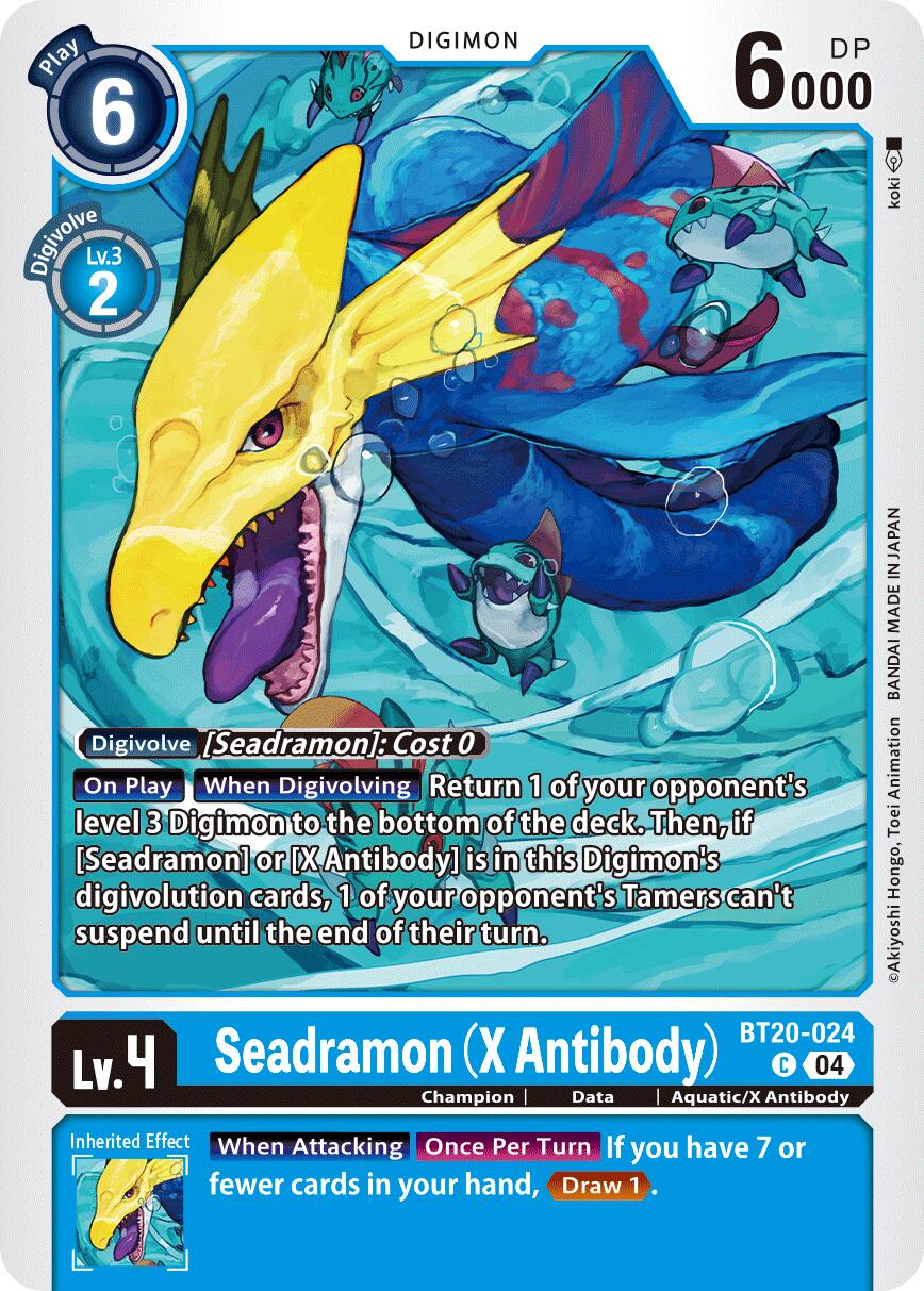 Image of Seadramon [BT20-024] (X Antibody) [Release Special Booster Ver.2.5]