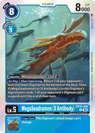 Image of MegaSeadramon [BT20-026] (X Antibody) [Release Special Booster Ver.2.5]