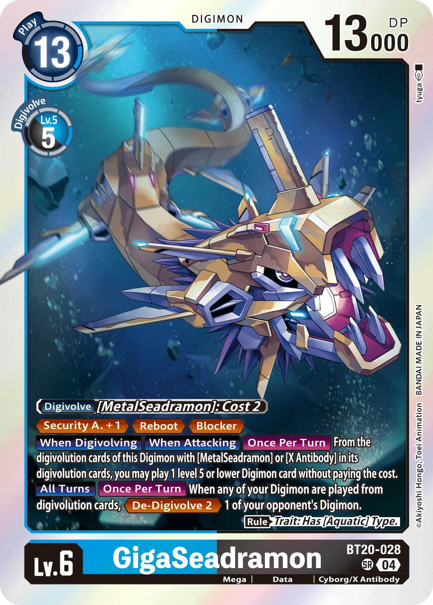 Image of GigaSeadramon [BT20-028] [Release Special Booster Ver.2.5]