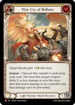 Image of War Cry of Bellona [HNT258] (The Hunted)  Rainbow Foil