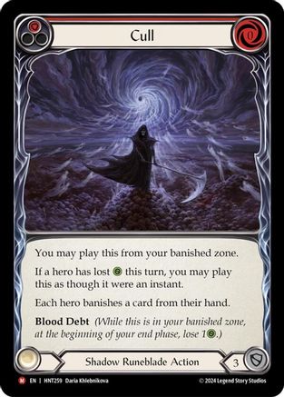 Image of Cull [HNT259] (The Hunted)  Rainbow Foil