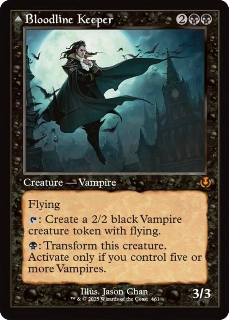 Image of Bloodline Keeper // Lord of Lineage (Retro Frame) [Innistrad Remastered]