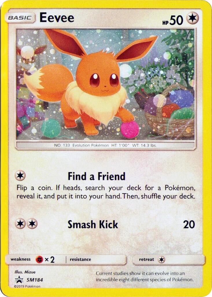 Image of Eevee (SM184) (Cosmos Holo) [Sword & Shield: Black Star Promos]