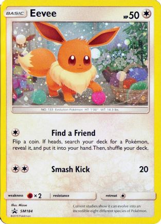 Image of Eevee (Cosmos Holo) SM184  - Holofoil SM Promos - Promo