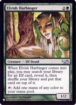 Image of Elvish Harbinger (Retro Frame) [The List]