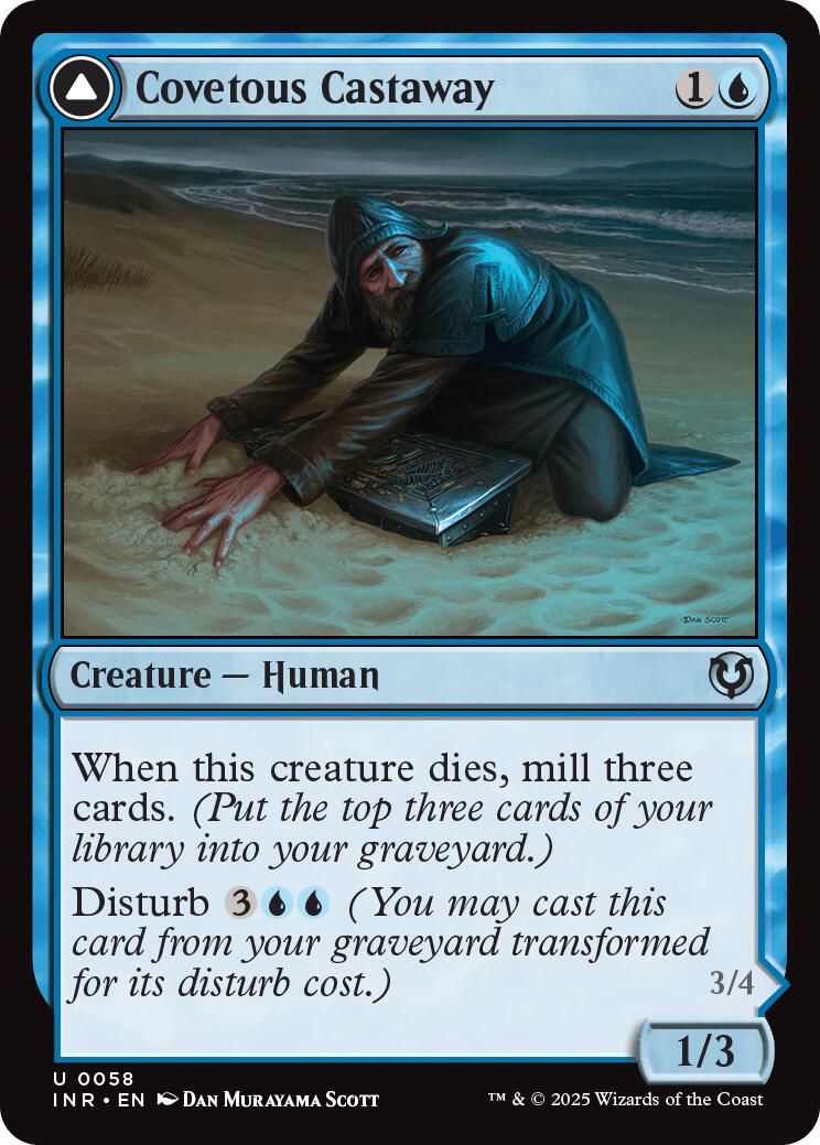 Image of Covetous Castaway // Ghostly Castigator [Innistrad Remastered]