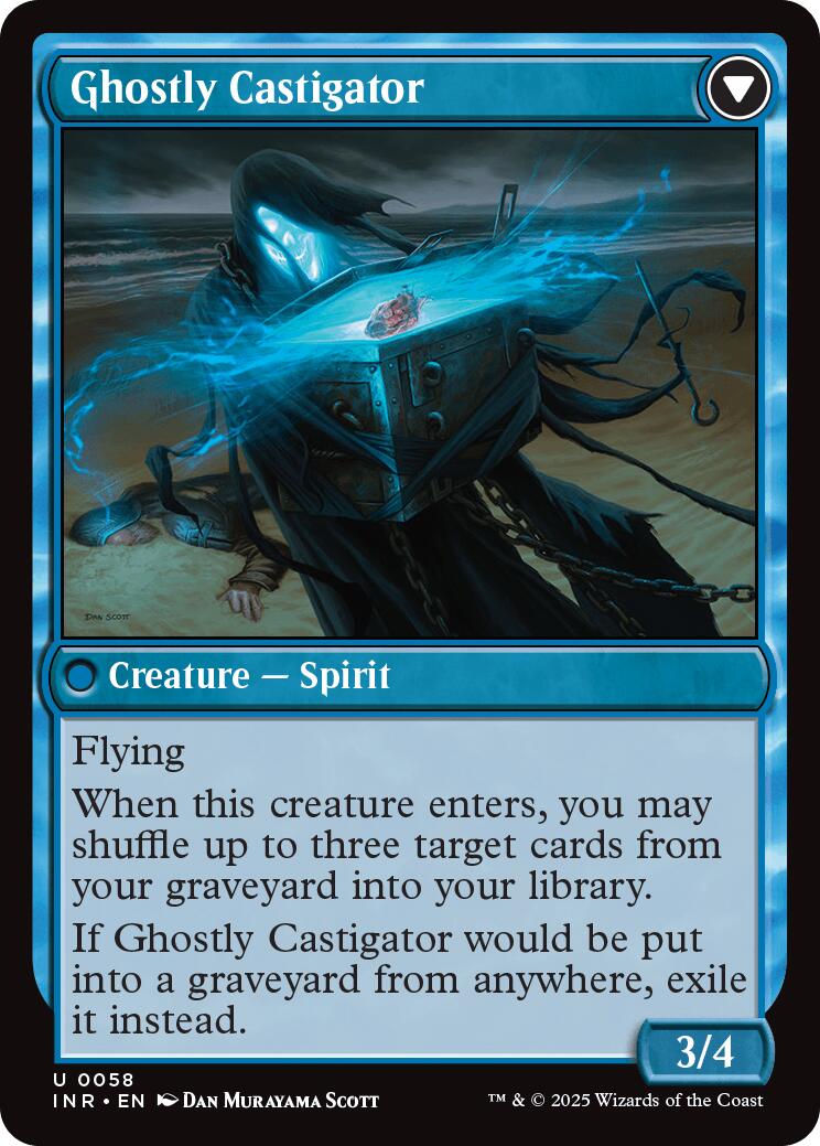 Image of Covetous Castaway // Ghostly Castigator [Innistrad Remastered]