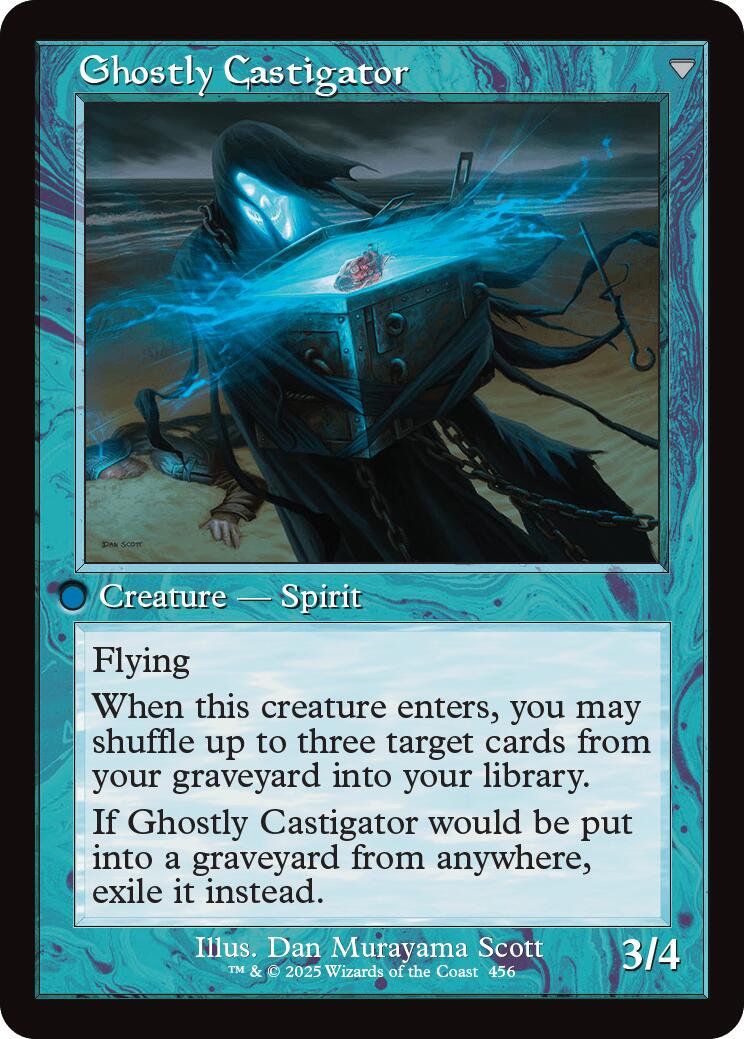 Image of Covetous Castaway // Ghostly Castigator (Retro Frame) [Innistrad Remastered]