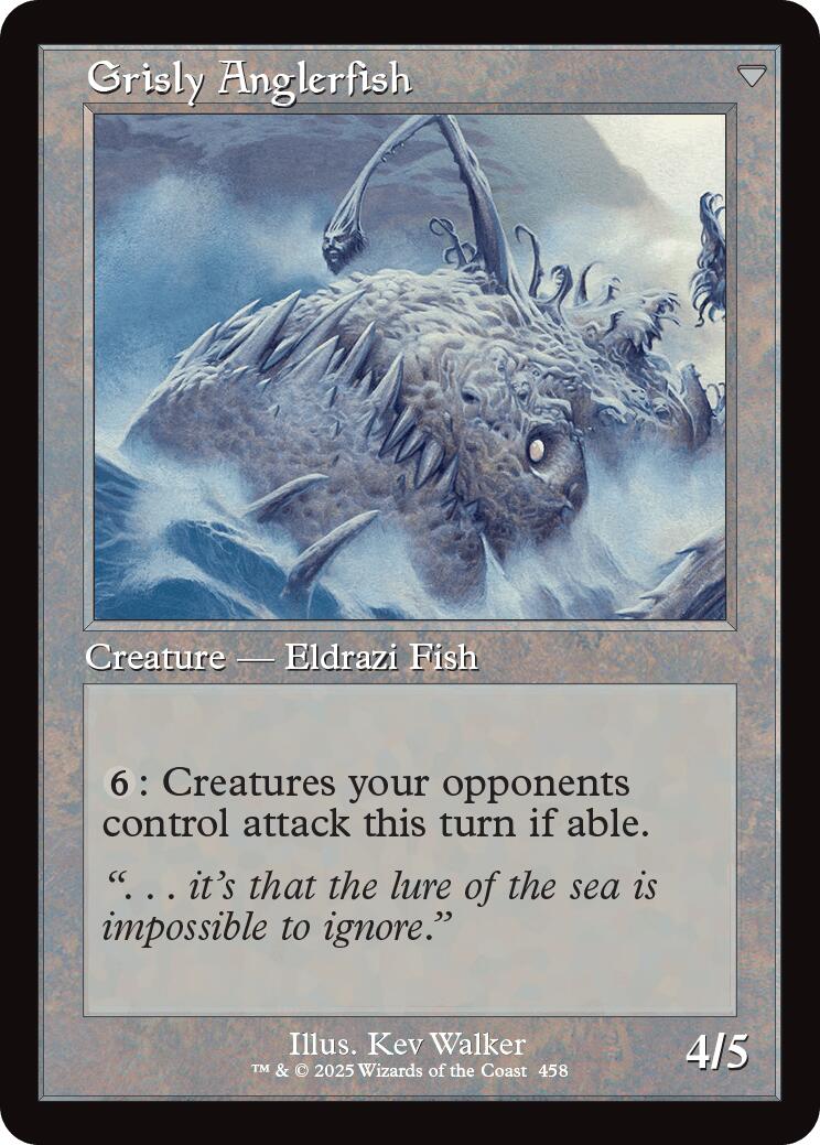 Image of Grizzled Angler // Grisly Anglerfish (Retro Frame) [Innistrad Remastered]