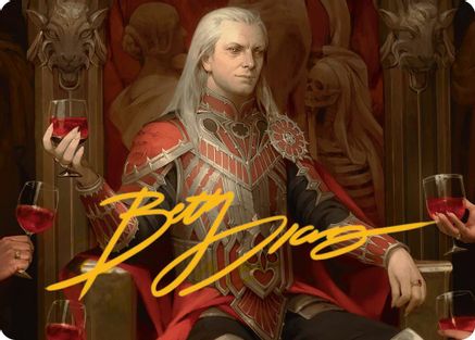 Image of Edgar Markov Art Card (Gold-Stamped Signature) [Innistrad Remastered Art Series]