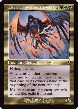 Image of Liesa, Forgotten Archangel (Retro Frame) [Innistrad Remastered]