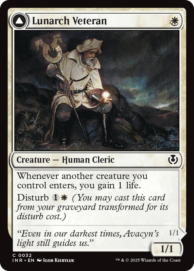 Image of Lunarch Veteran // Luminous Phantom [Innistrad Remastered]