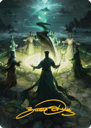 Image of Cryptolith Rite Art Card (Gold-Stamped Signature) [Innistrad Remastered Art Series]