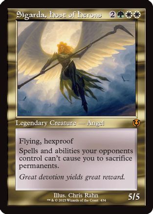 Image of Sigarda, Host of Herons (Retro Frame) [Innistrad Remastered]