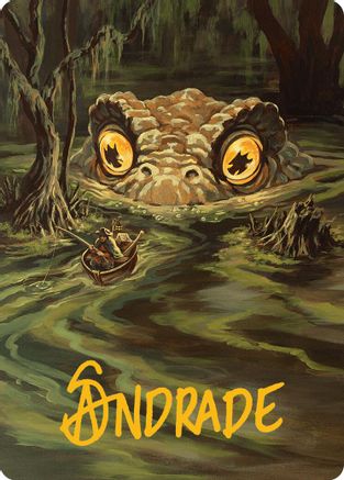 Image of The Gitrog Monster Art Card (Gold-Stamped Signature) [Innistrad Remastered Art Series]