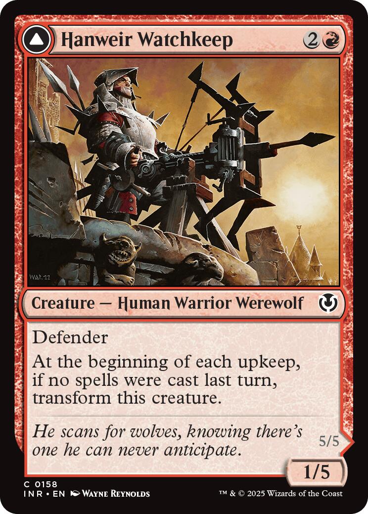 Image of Hanweir Watchkeep // Bane of Hanweir [Innistrad Remastered]