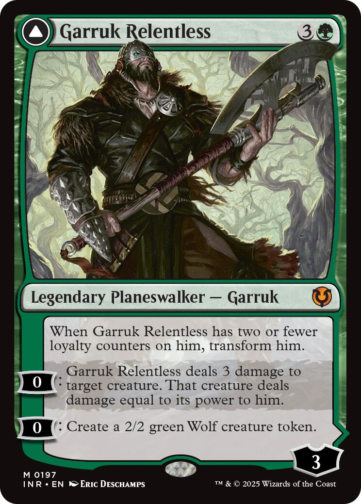 Image of Garruk Relentless // Garruk, the Veil-Cursed [Innistrad Remastered]