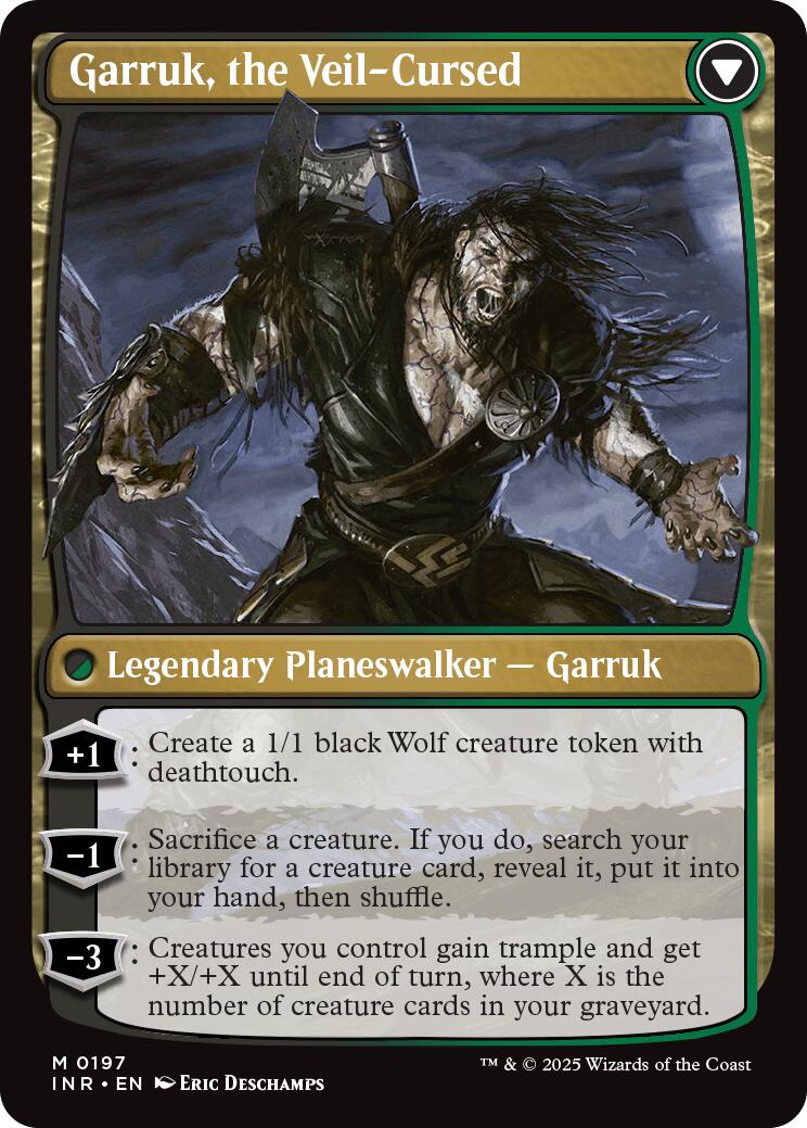 Image of Garruk Relentless // Garruk, the Veil-Cursed [Innistrad Remastered]