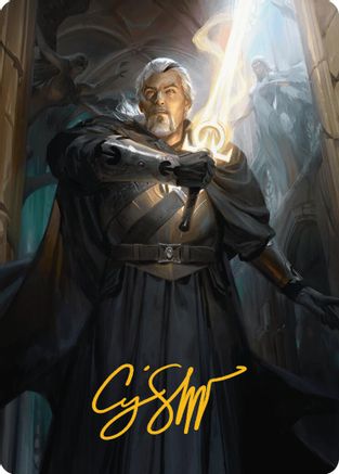 Image of Odric, Lunarch Marshal Art Card (Gold-Stamped Signature) [Innistrad Remastered Art Series]