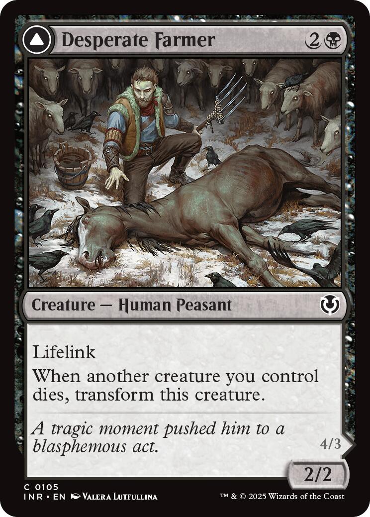 Image of Desperate Farmer // Depraved Harvester [Innistrad Remastered]