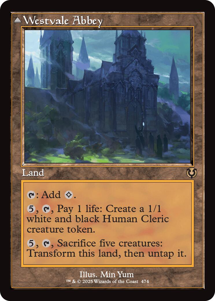 Image of Westvale Abbey // Ormendahl, Profane Prince (Retro Frame) [Innistrad Remastered]