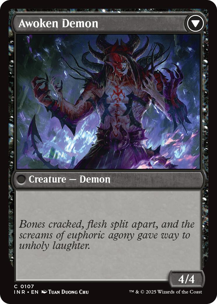 Image of Ecstatic Awakener // Awoken Demon [Innistrad Remastered]