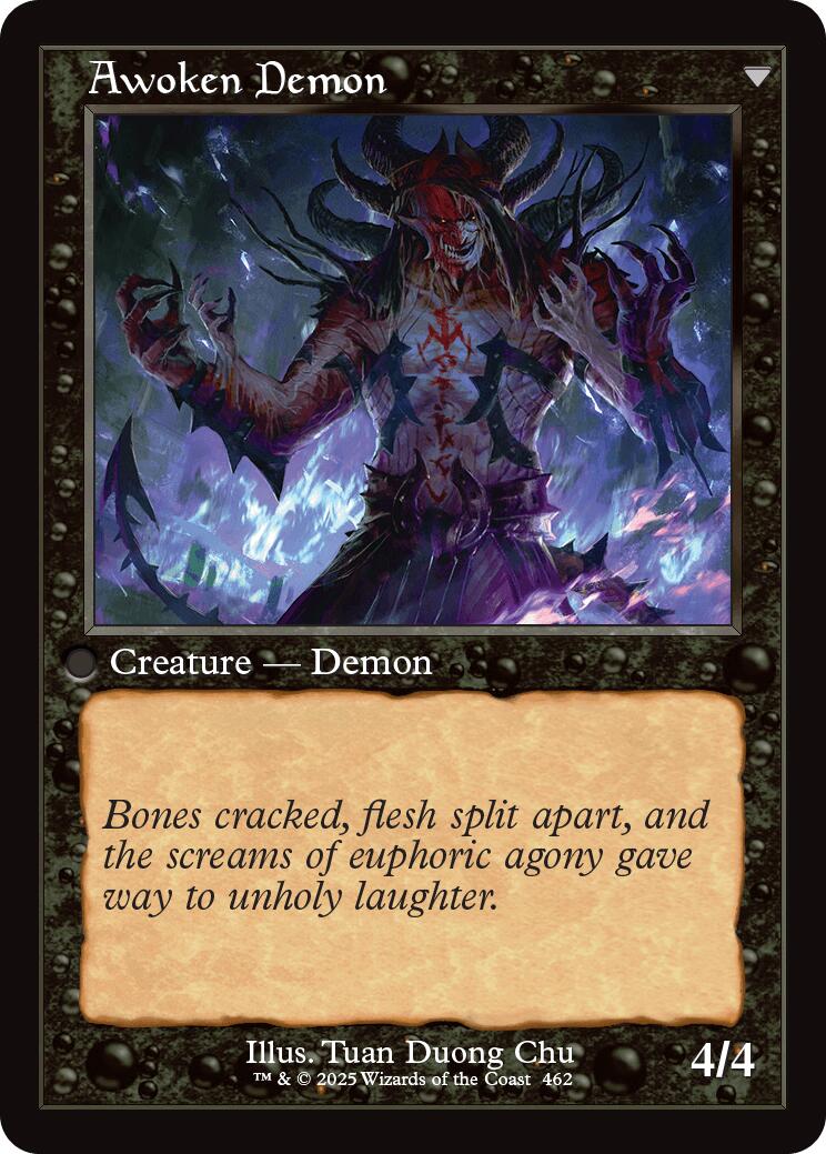 Image of Ecstatic Awakener // Awoken Demon (Retro Frame) [Innistrad Remastered]