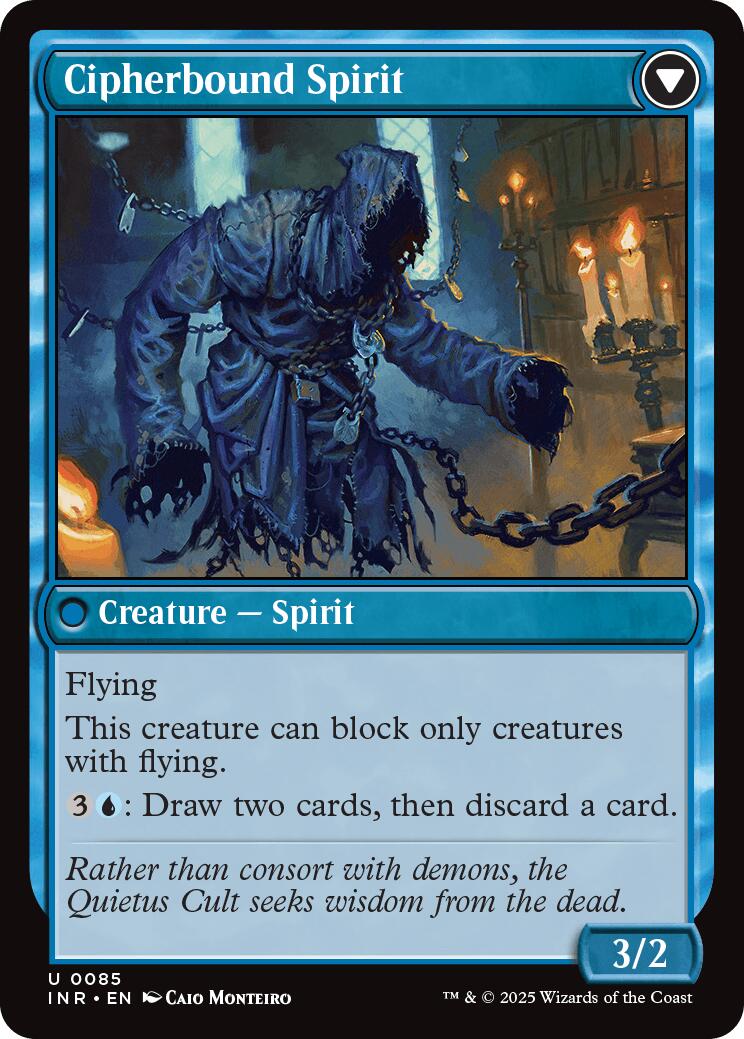 Image of Soulcipher Board // Cipherbound Spirit [Innistrad Remastered]