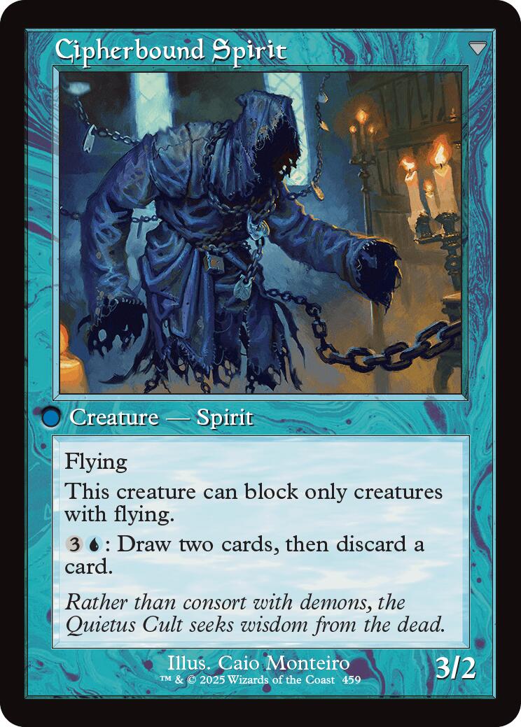 Image of Soulcipher Board // Cipherbound Spirit (Retro Frame) [Innistrad Remastered]