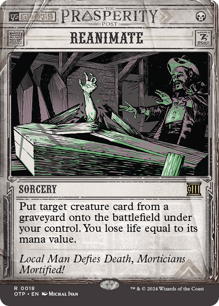 Image of Reanimate [Outlaws of Thunder Junction: Breaking News]