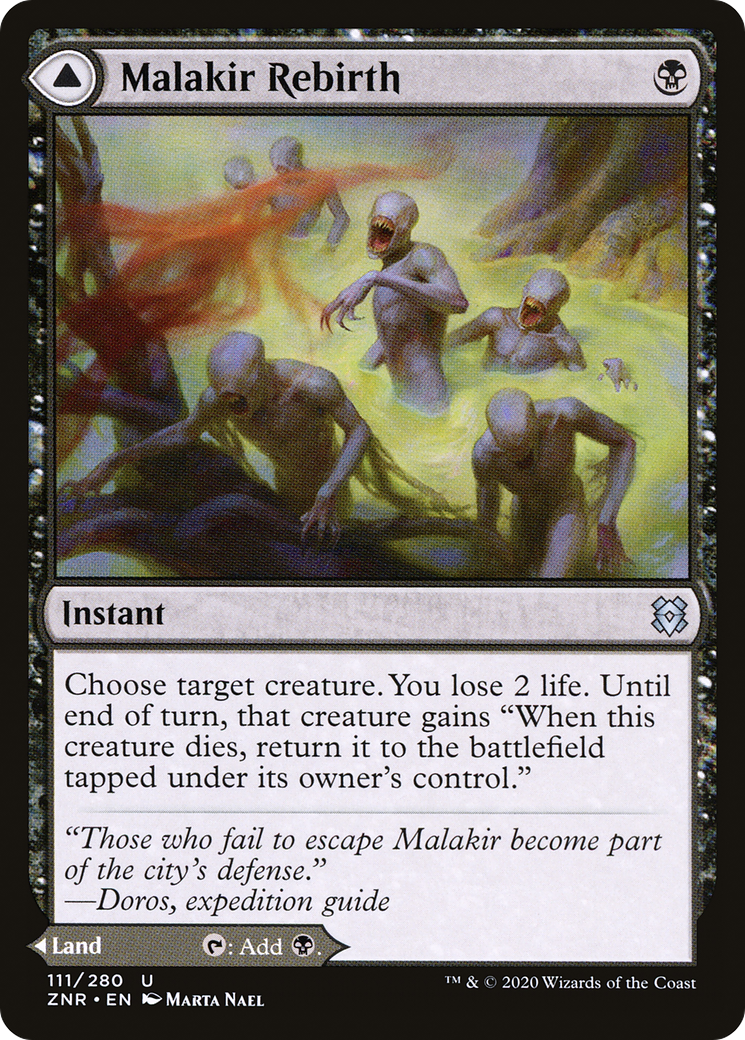 Image of Malakir Rebirth // Malakir Mire [Zendikar Rising]