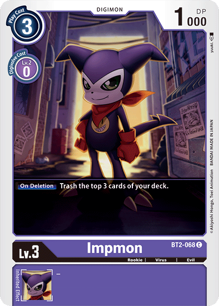 Image of Impmon [BT2-068] [Release Special Booster Ver.1.0]