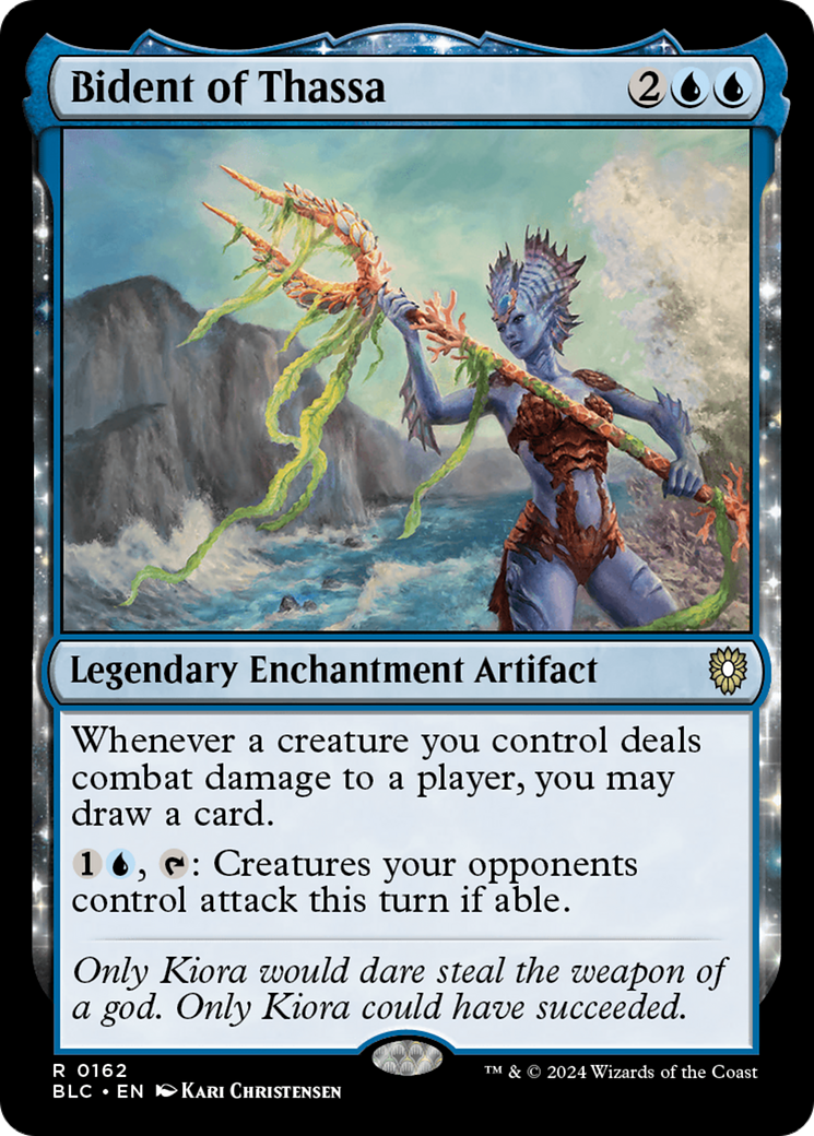 Image of Bident of Thassa [Bloomburrow Commander]