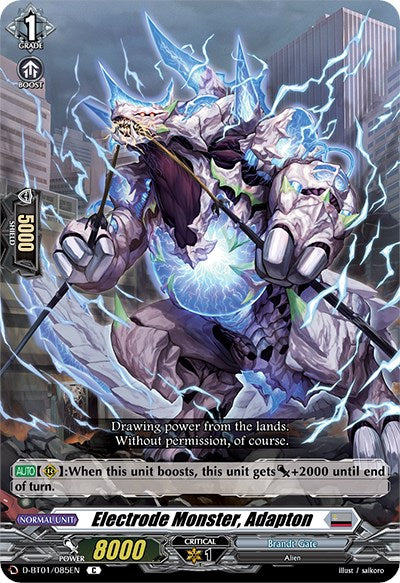 Image of Electrode Monster, Adapton (D-BT01/085EN) [Genesis of the Five Greats]