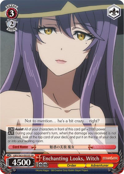 Image of Enchanting Looks, Witch (GBS/S63-E033S SR) [Goblin Slayer]
