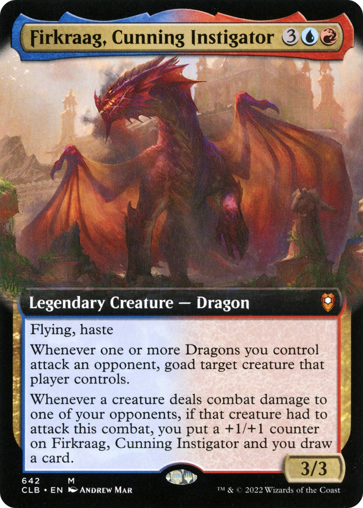 Image of Firkraag, Cunning Instigator (Extended Art) [Commander Legends: Battle for Baldur's Gate]