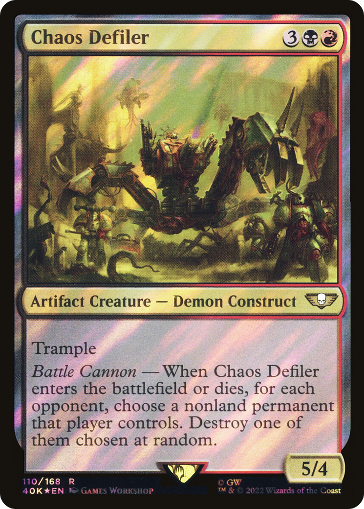 Image of Chaos Defiler (Surge Foil) [Warhammer 40,000]